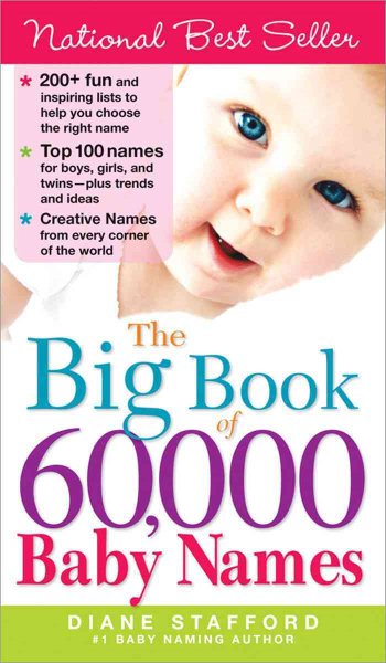 The Big Book of 60,000 Baby Names cover