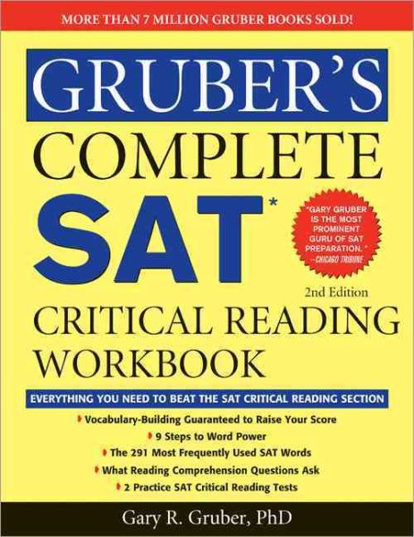 Gruber's Complete SAT Critical Reading Workbook cover