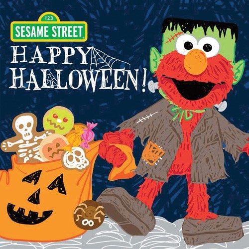 Happy Halloween!: A Spooky Sesame Street Treat (Elmo Books and Halloween Gifts for Toddlers and Kids) (Sesame Street Scribbles)