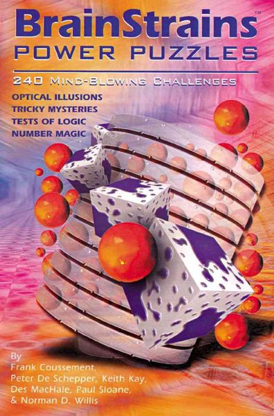 BrainStrains®: Power Puzzles: 240 Mind-Blowing Challenges cover