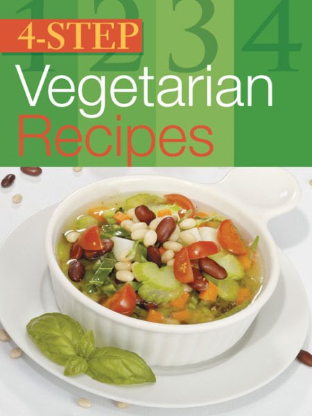 4-Step Vegetarian Recipes cover