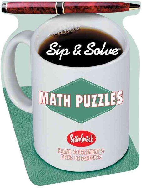 Sip & Solve: Math Puzzles (Sip & Solve Series) cover
