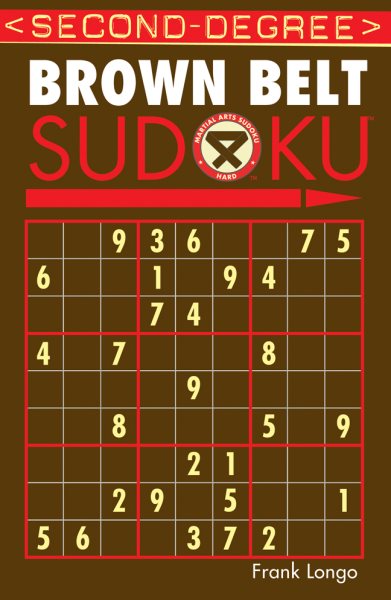 Second-Degree Brown Belt Sudoku® (Martial Arts Puzzles Series) cover