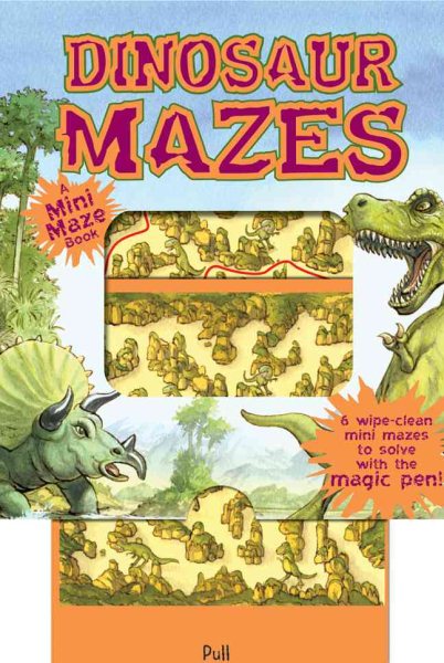 Mini Magic Mazes: Dinosaur Mazes (Magic Color Books) cover