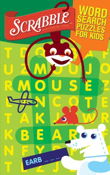 SCRABBLE Word Search Puzzles for Kids cover