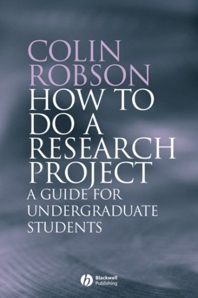 How to do a Research Project: A Guide for Undergraduate Students cover