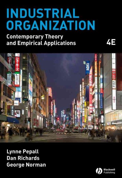 Industrial Organization: Contemporary Theory and Empirical Applications