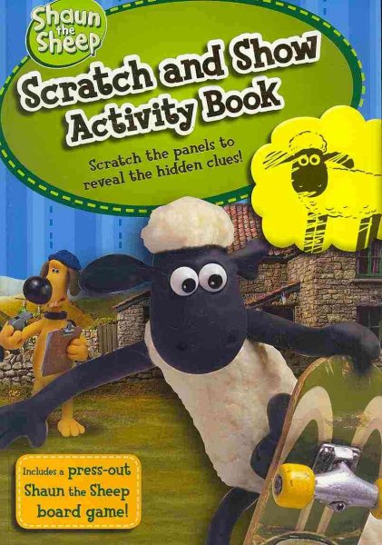 Shaun the Sheep Scratch and Show Activity Book cover