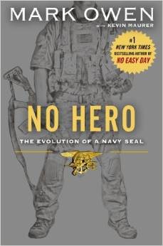 No Hero: The Evolution of a Navy SEAL (Thorndike Press Large Print Basic) cover