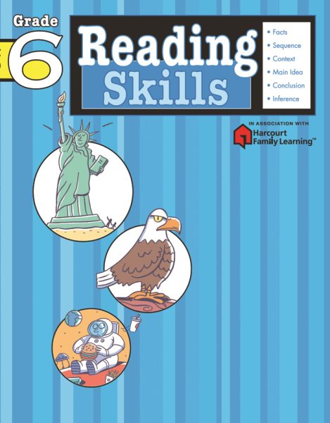 Reading Skills: Grade 6 (Flash Kids Harcourt Family Learning) cover