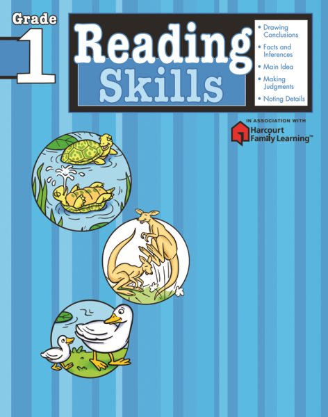 Reading Skills: Grade 1 (Flash Kids Harcourt Family Learning) cover
