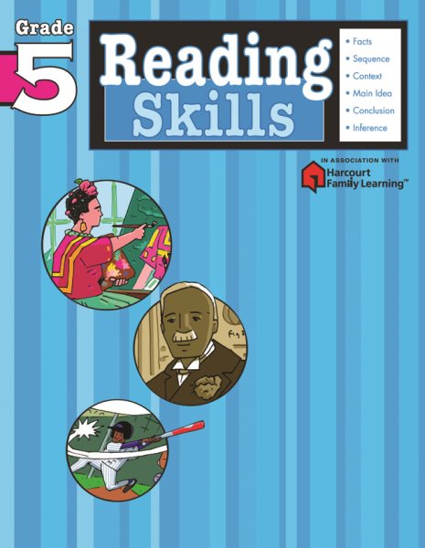 Reading Skills: Grade 5 (Flash Kids Harcourt Family Learning) cover