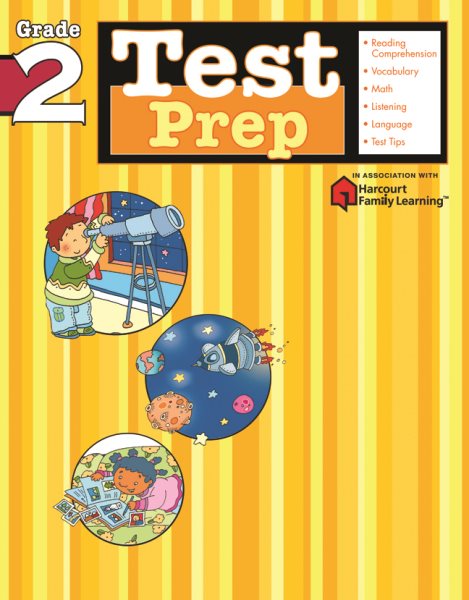 Test Prep: Grade 2 (Flash Kids Harcourt Family Learning) cover