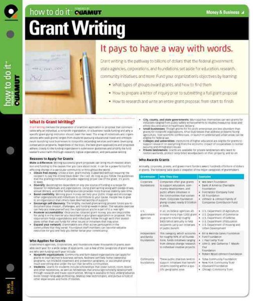 Grant Writing (Quamut)