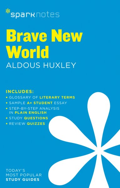 Brave New World SparkNotes Literature Guide (SparkNotes Literature Guide Series) cover