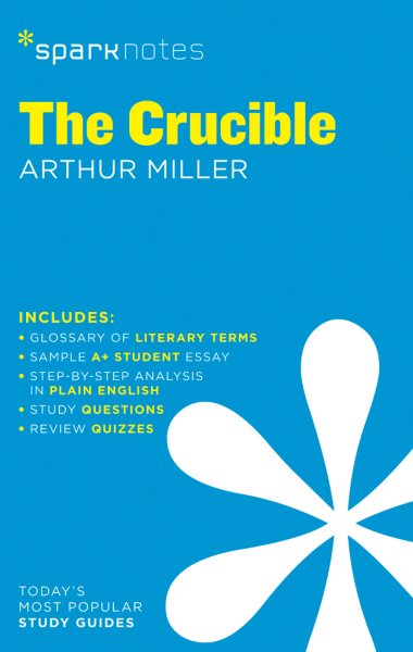 The Crucible SparkNotes Literature Guide (Volume 24) (SparkNotes Literature Guide Series) cover
