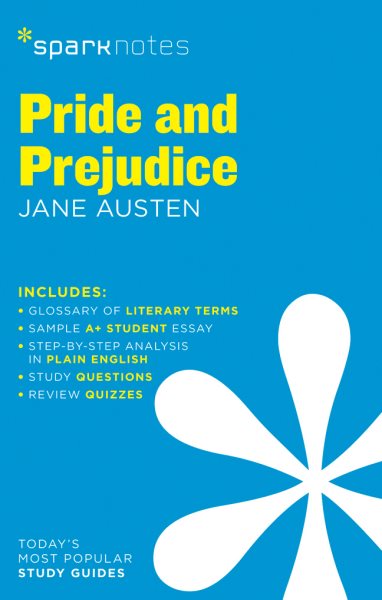 Pride and Prejudice SparkNotes Literature Guide (Volume 55) (SparkNotes Literature Guide Series) cover