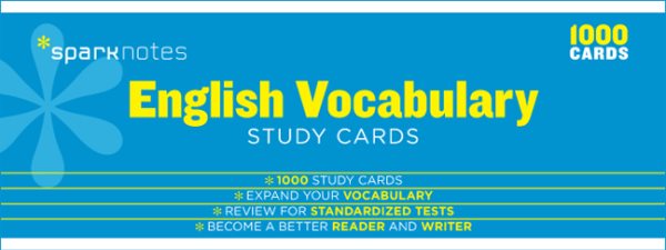 English Vocabulary SparkNotes Study Cards (Volume 7) cover