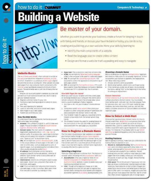 Building a Website (Quamut) cover