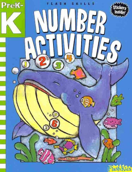 Number Activities: Grade Pre-K-K (Flash Skills) cover