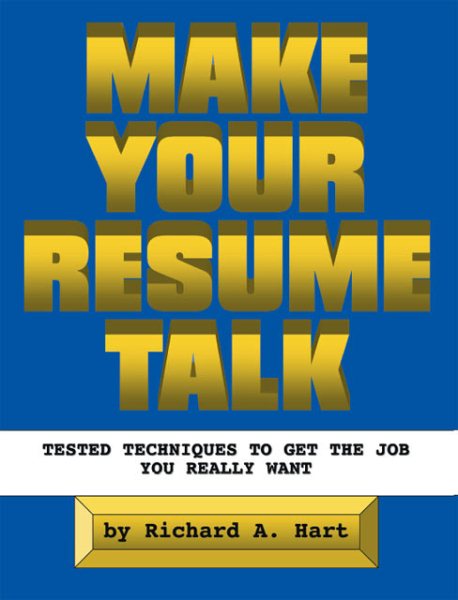 Make Your Resume Talk cover