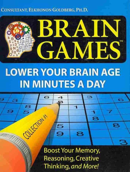Brain Games #1: Lower Your Brain Age in Minutes a Day (Volume 1) cover
