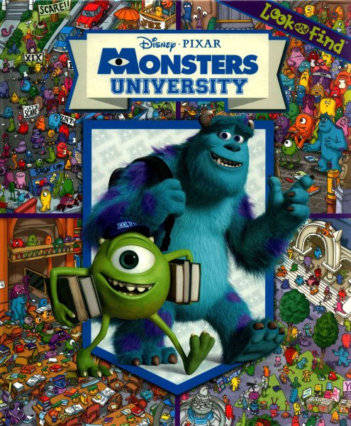 Look and Find Monsters University cover