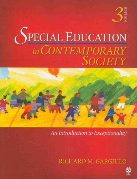 Special Education in Contemporary Society: An Introduction to Exceptionality, 3rd Edition cover