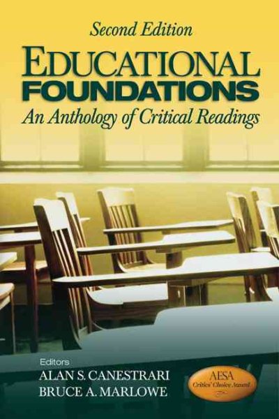 Educational Foundations: An Anthology of Critical Readings cover