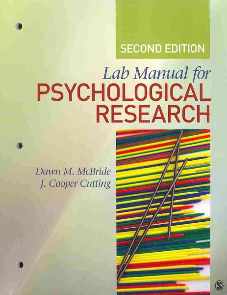 Lab Manual for Psychological Research cover
