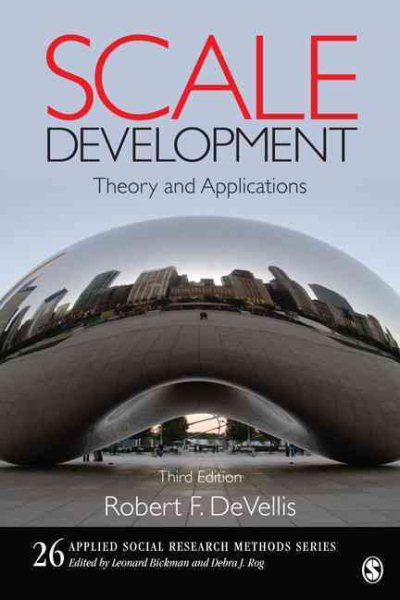 Scale Development: Theory and Applications (Applied Social Research Methods) cover