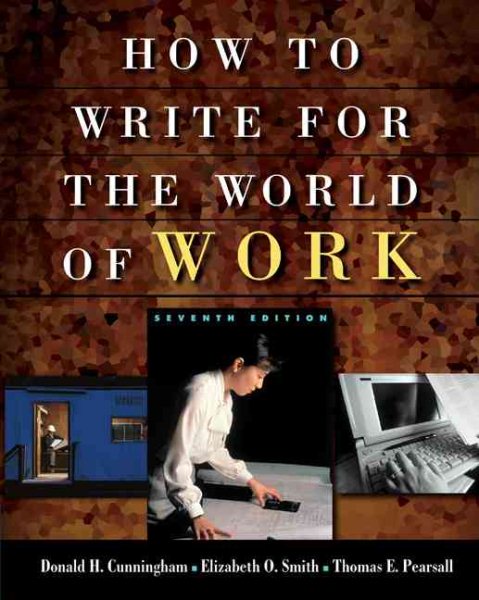 How to Write for the World of Work, Seventh Edition cover