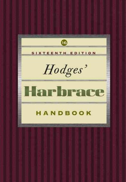 Hodges Harbrace Handbook cover