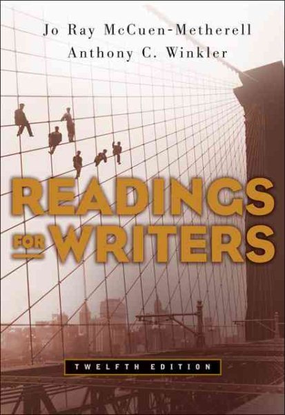 Readings for Writers cover