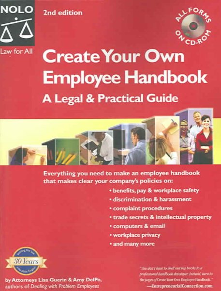 Create Your Own Employee Handbook: A Legal and Practical Guide cover