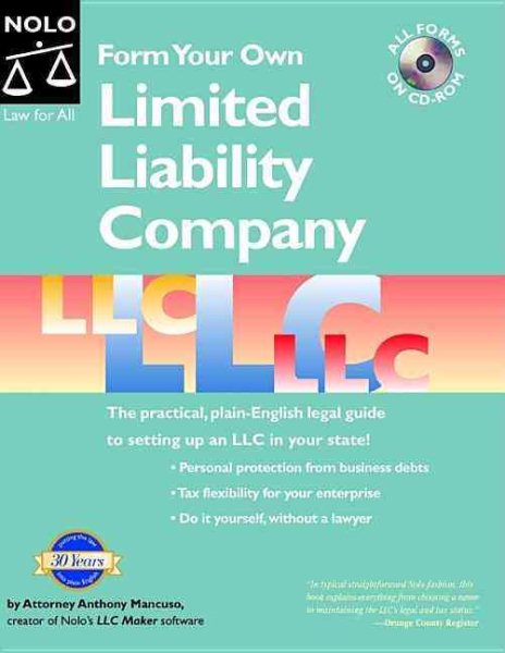 Form Your Own Limited Liability Company 4th Edition