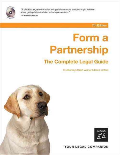 Form a Partnership: The Complete Legal Guide cover