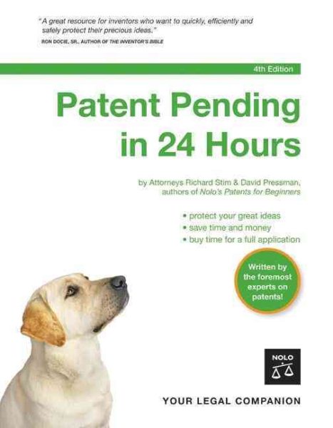 Patent Pending in 24 Hours cover