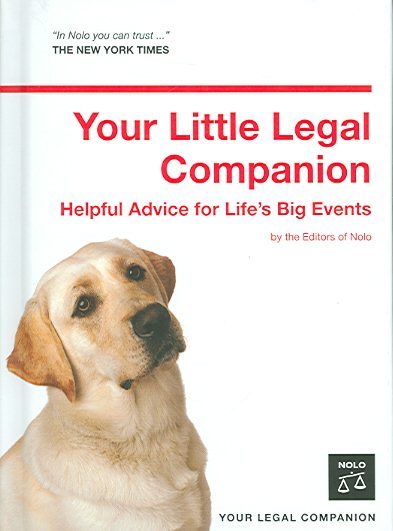 Your Little Legal Companion: Helpful Advice for Life's Big Events cover