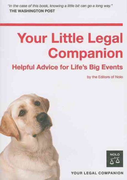 Your Little Legal Companion: Helpful Advice for Life's Big Events cover