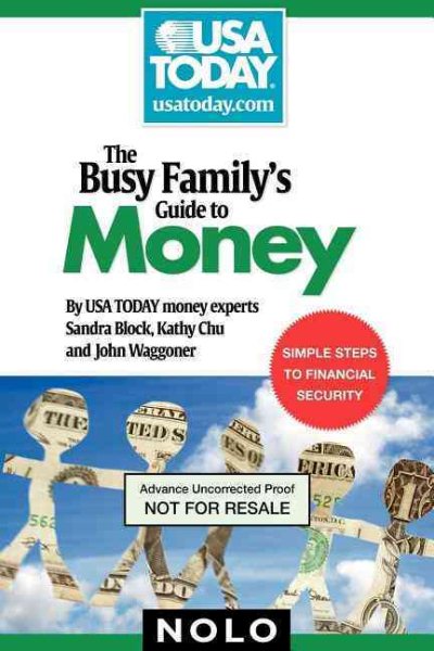 Busy Family's Guide to Money (USA TODAY/Nolo Series) cover