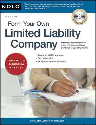 Form Your Own Limited Liability Company cover