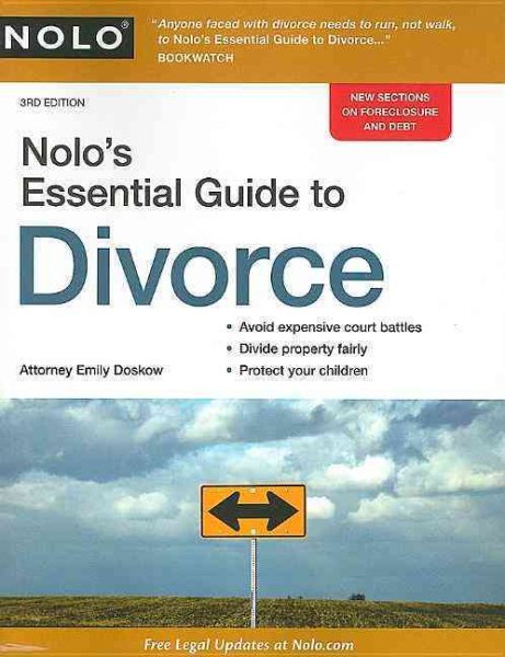 Nolo's Essential Guide to Divorce cover