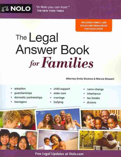 The Legal Answer Book for Families cover