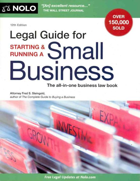 Legal Guide for Starting & Running a Small Business, 12th Edition cover