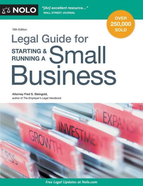 Legal Guide for Starting & Running a Small Business cover