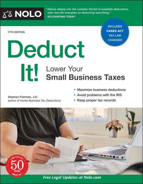 Deduct It!: Lower Your Small Business Taxes cover