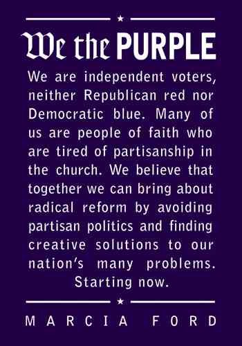 We the Purple: Faith, Politics, and the Independent Voter cover
