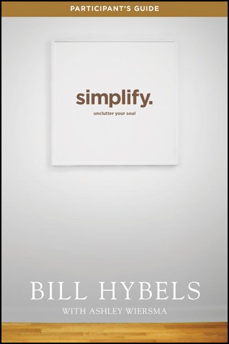 Simplify Participant's Guide: Unclutter Your Soul cover