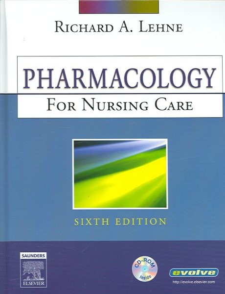 Pharmacology for Nursing Care, 6e cover